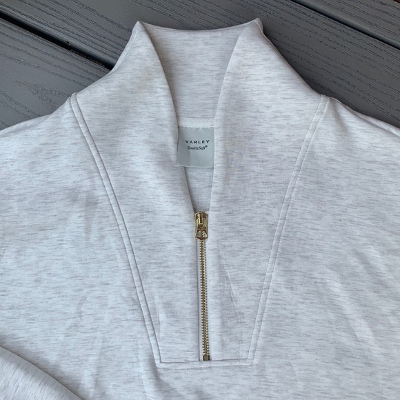 Varley Davidson Sweat Doublesoft 1/4 Zip Pullover and The Slim Pant 25" Set - Picture 3 of 14